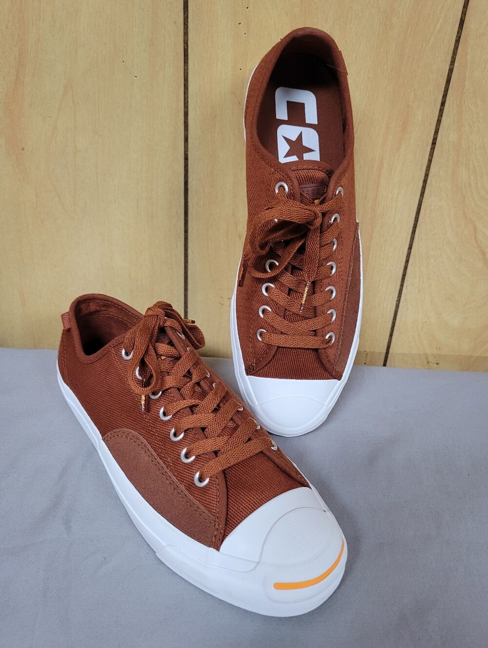 Converse Jack Purcell Pro Low Workwear Twill Cinnamon Shoes